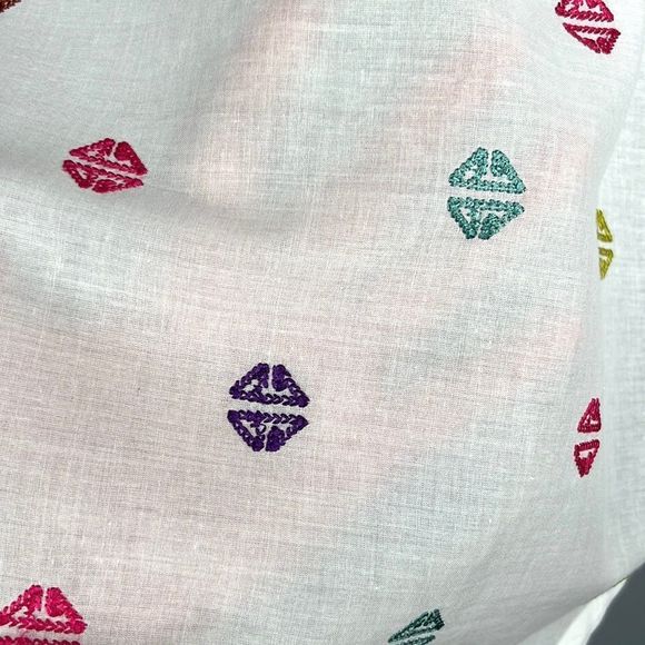 ROLLER RABBIT Cotton Embroidered Top Blouse - Picture 6 of 10